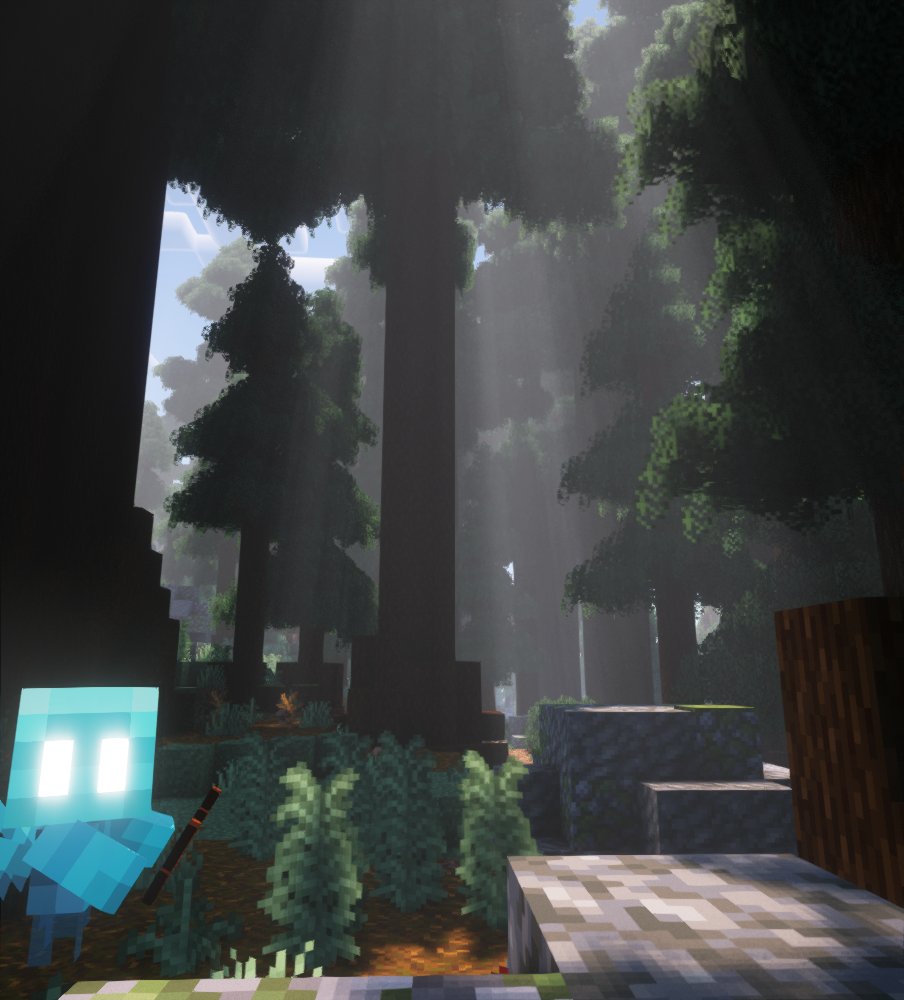 TranscendMC's tweet photo. An old overgrowth forest in the world of Kheirith.  Season 2 of the Transcendence Project. 

#Minecraft #Minecraftbuilds #minecraft建築コミュ #MinecraftServer #fantasy #worldbuilding #forests https://t.co/RDtZDmlw6V
