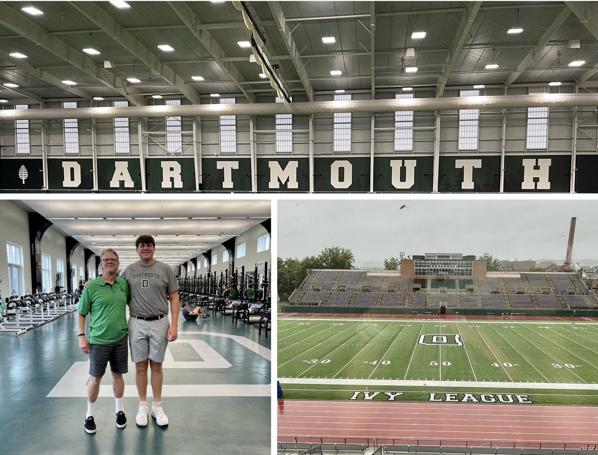 Had a great time <a href="/DartmouthFTBL/">Dartmouth Football</a> today. Thank you for your time <a href="/coachkeithclark/">Keith Clark</a> I can’t wait to get back up to #TheWoods. <a href="/coachdaveshula/">Dave Shula</a> <a href="/LandanYount/">Landan Yount</a> <a href="/Coach_McCorkle/">Sammy McCorkle</a> <a href="/CoachParent/">Jake Parent</a> <a href="/CoachPoe1914/">Coach Poe *Trenches Reloaded *</a> @coachgreen21 <a href="/PrioryAthletics/">Priory Ravens Sports</a>