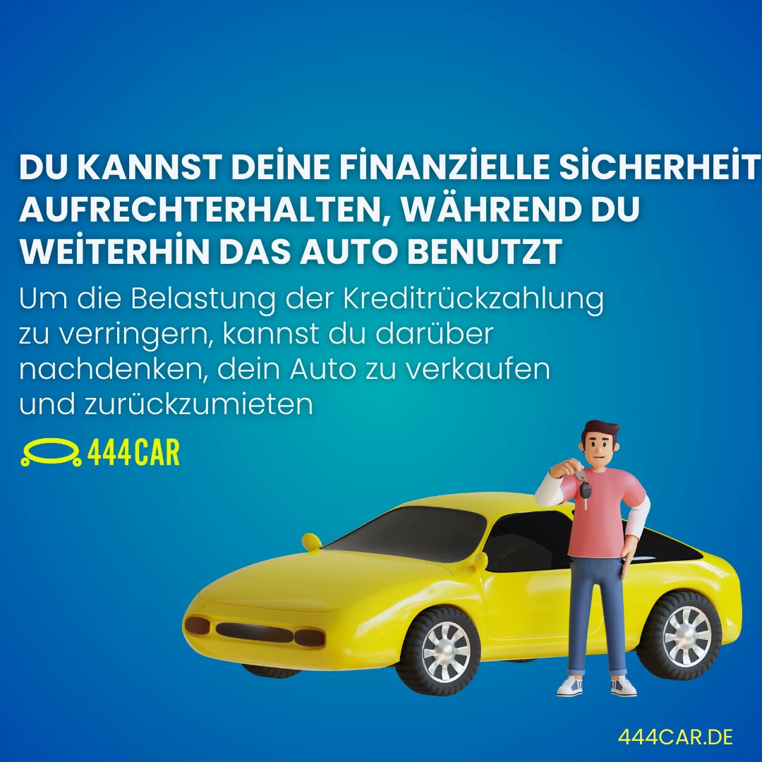 Indem du dein Auto ohne Kredit verkaufst und zurückmietest, kannst du zu geringeren Kosten ein Fahrzeug besitzen
#444CAR #sellandleaseback #car #rent