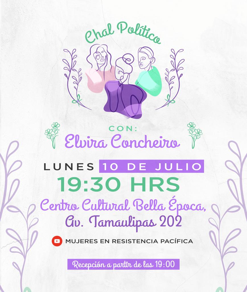 resistiresmujer's tweet photo. ¡Comenzamos nuestro segundo chal político! Hoy con nuestra querida @elviraconcheiro! 🌷🌸

Hablamos de 🔥Retos para la transformación 2024-2030🔥

▶️ Sigue la transmisión en vivo desde nuestro canal de Youtube
👇🏽👇🏽 
https://t.co/AobXzVrtjd https://t.co/t1UbDd9m9X