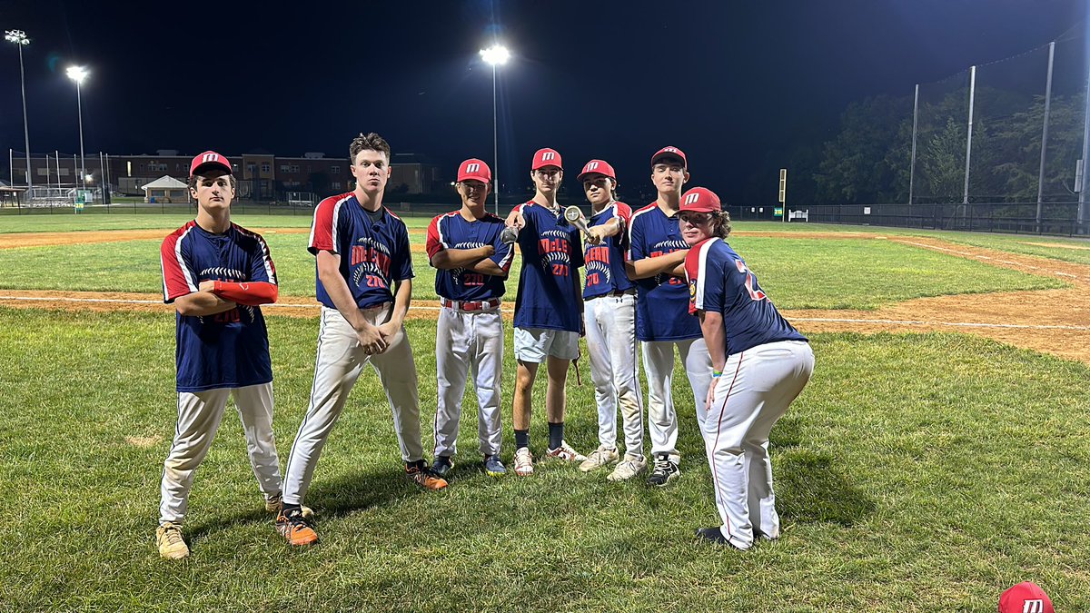 Mcleanpost270's tweet photo. Fairfax beat Vienna, and we beat Fairfax, so Post 270>Vienna. Tom Costello is today’s player of the game for being so darn cute (and hitting a clutch double). The addition of Aiden Smith has been huge as he went 3-4 today and pitched a gem. Neach and Yechan bump day tomorrow ‼️ https://t.co/xYZJGLtSZy