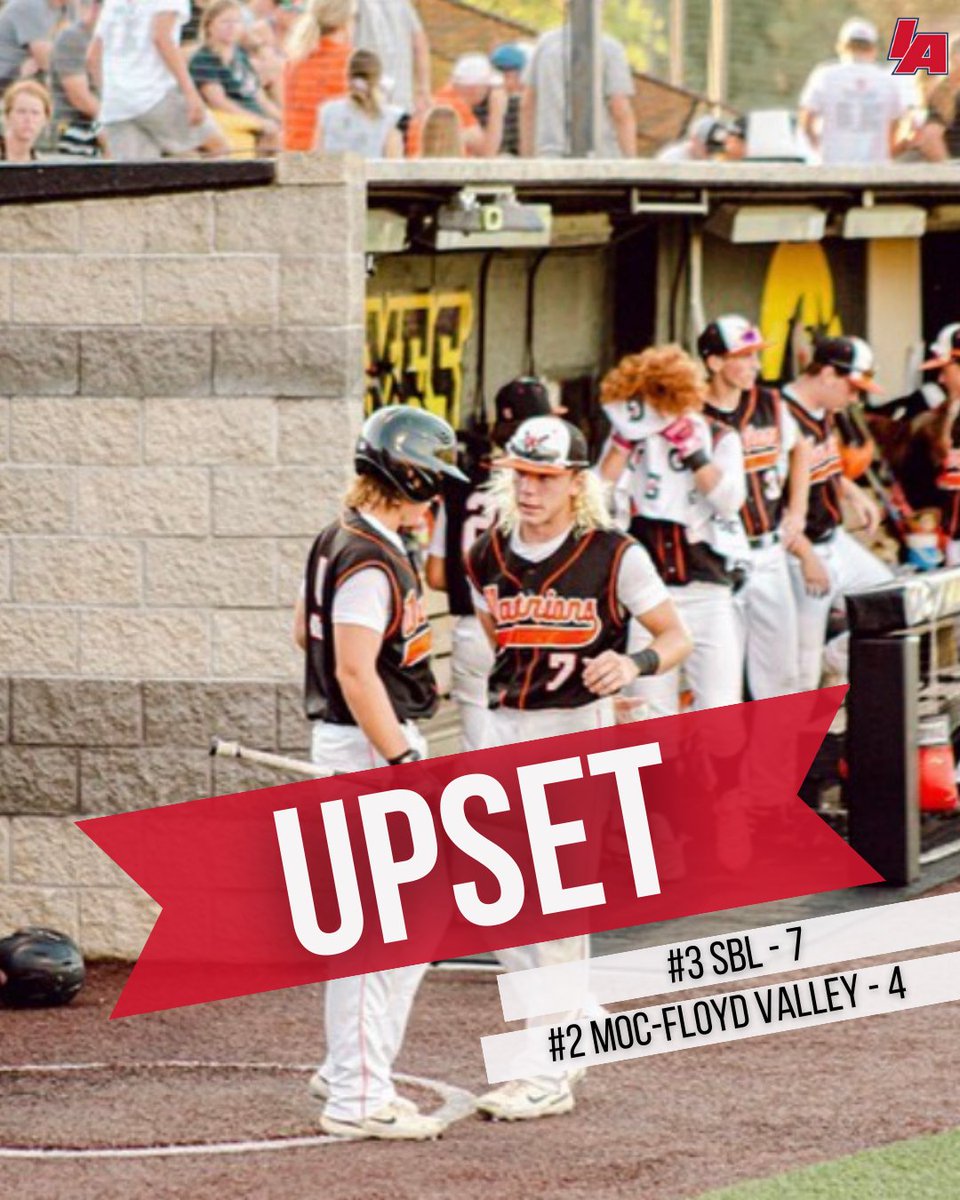 For the second straight season,  <a href="/SBL_Baseball/">SBL Baseball</a> has made the substate final with a statement win against MOC-Floyd Valley! Did not give up a run for 4 straight innings! Will now face Spencer in substate final action
#ishsbb