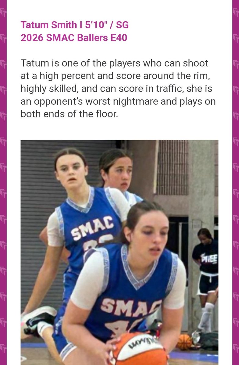 Thanks @tfnrun4roses for the nice write-up!! <a href="/SMACBasketball/">SMAC Basketball</a> <a href="/STVMGBK/">STVM Girls Basketball</a>