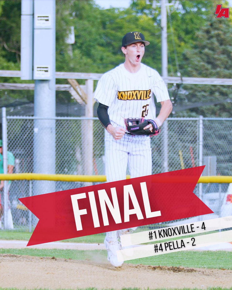 KNOXVILLE RISES

The Panthers move to 34-3 and will square off with Ballard for a chance to play in the state tournament!

#IAbaseball | #iahsbb