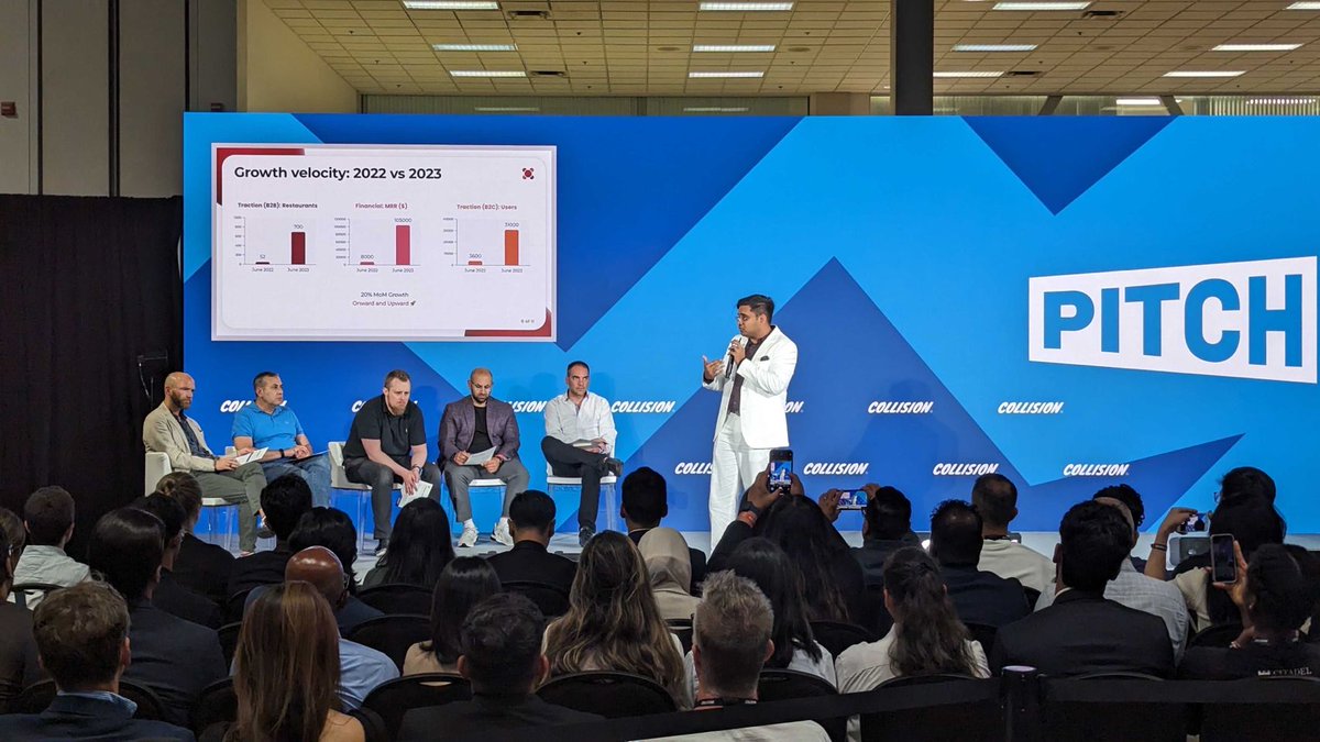 Our GP Marco Donadeo had a great time judging pitches at Collision Conf last week! 

#portfolioupdate #startup #collision2023