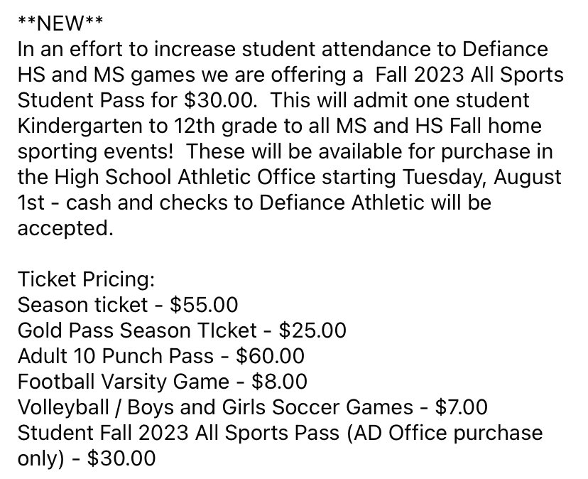DefiBulldogs's tweet image. Football 🏈 Season Ticket Info!!! 
#letsgodogs