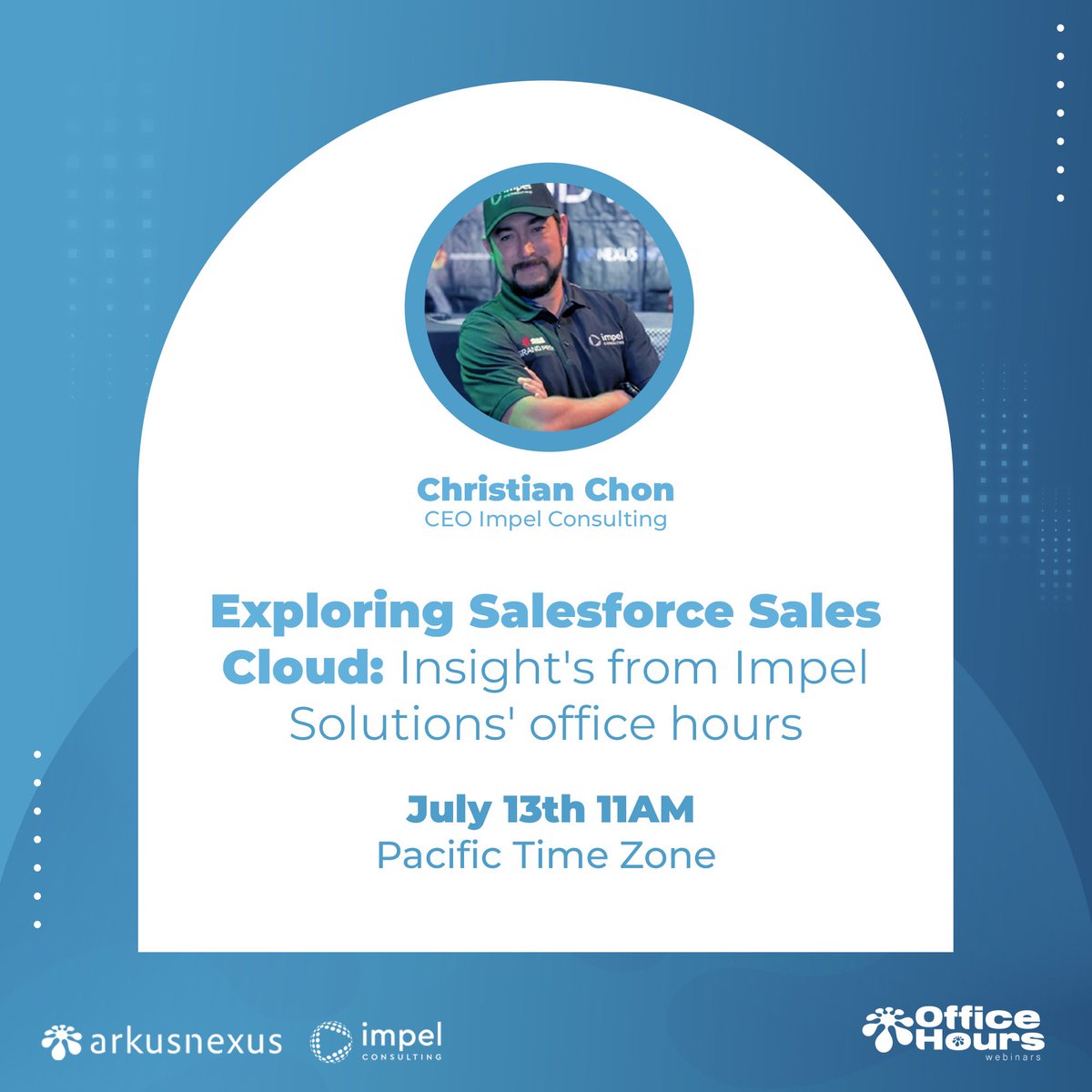 Elevate your sales performance with expert guidance! Register for "Exploring Salesforce Sales Cloud: Insights from Impel Solutions' Office Hours" and learn from seasoned Salesforce consultants. Discover how to optimize your sales processes! Save your spot: bit.ly/44zDWkp