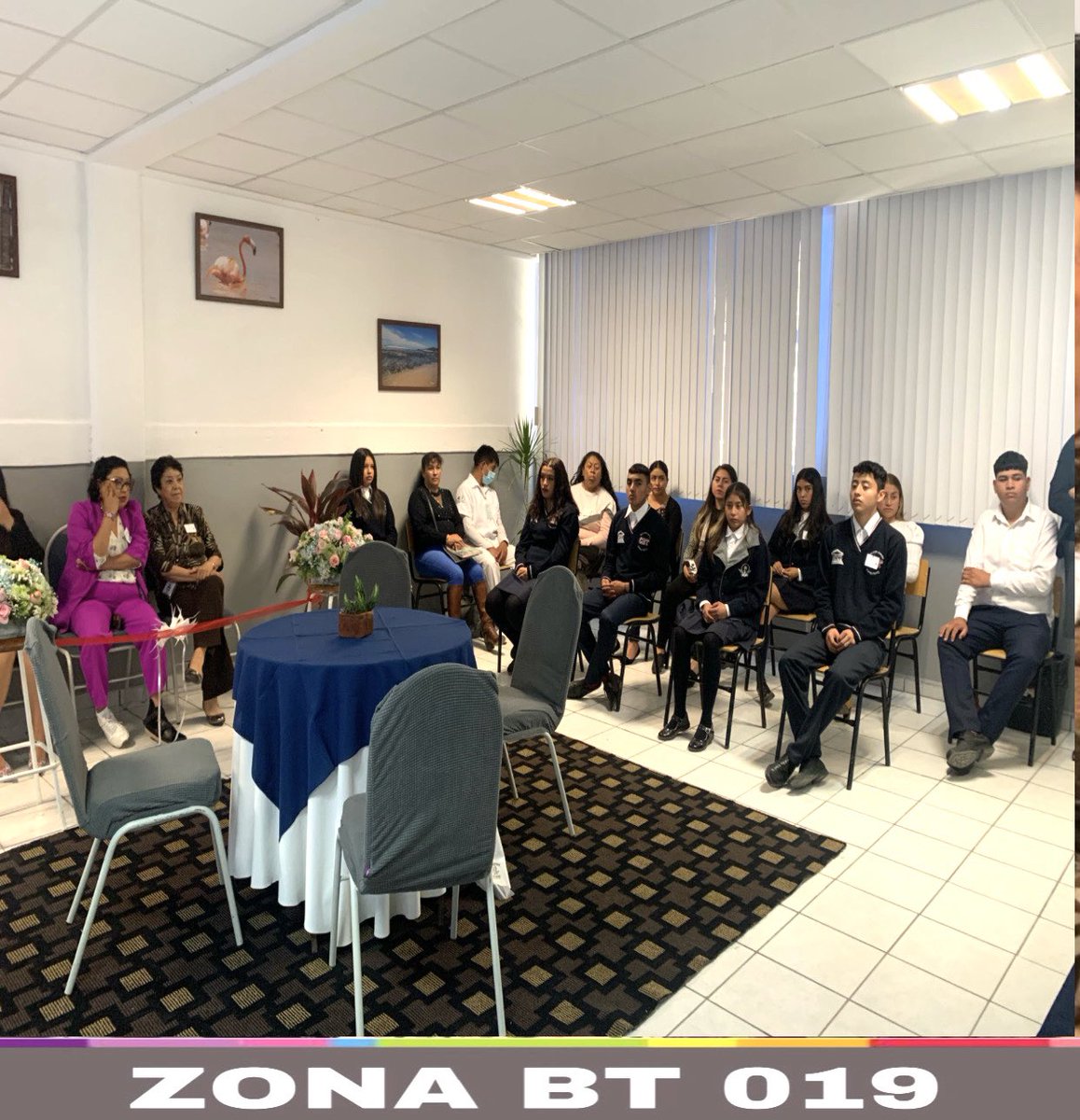 ZonaBT019's tweet photo. En la #BT019, es inaugurado Centro de Mediacion por Mtra Tamara A López Subdirectora Reg y Mtra @aida_maricela a la par de nuestras Autoridades Educativas en #Toluca por Mtro @hectorhesilva @HectorUlisesCG1 @Moctezuma2019 @SEMSedomex @SeducEdoMex @EdomexDgfa #YoSoyBT019 https://t.co/SyxSwEBj9A