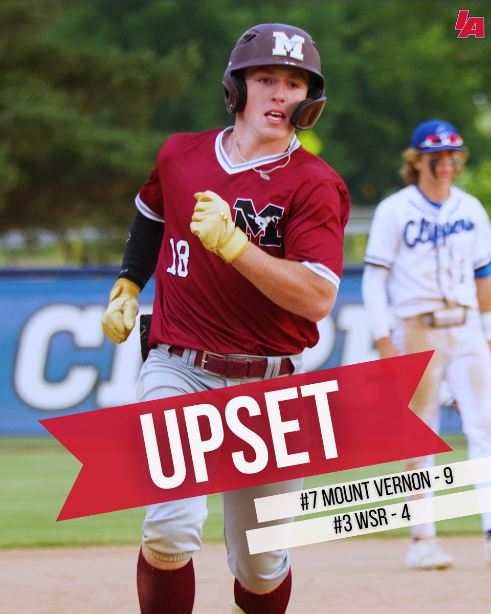 The Cinderella story continues for Mount Vernon as the 7th seeded Mustangs take the W over 3rd seed WSR! 
#iahsbb