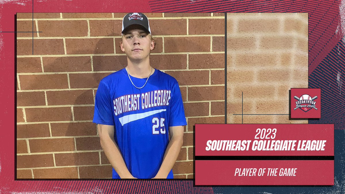 ⭐️ Player of the Game ⭐️

Steven Shelton (<a href="/steven_shelton6/">steven</a>): 
4IP 3H 1ER 8K
Birmingham Navy

Marion Military Institute
#SECL