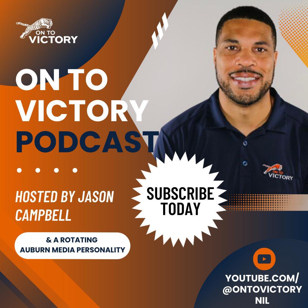 Want access to insider info? Subscribe to the On To Victory YouTube channel hosted by Jason Campbell and a rotating Auburn media personality to stay up to date!  Join On To Victory today at OnToVictory.com