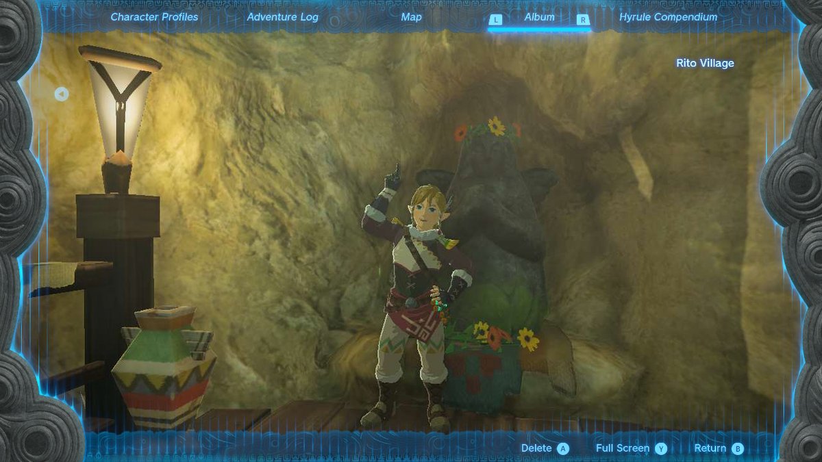 I love how some towns decorate their goddess statue. It's so cute

#TearsOfTheKingdom #Zelda #NintendoSwitch