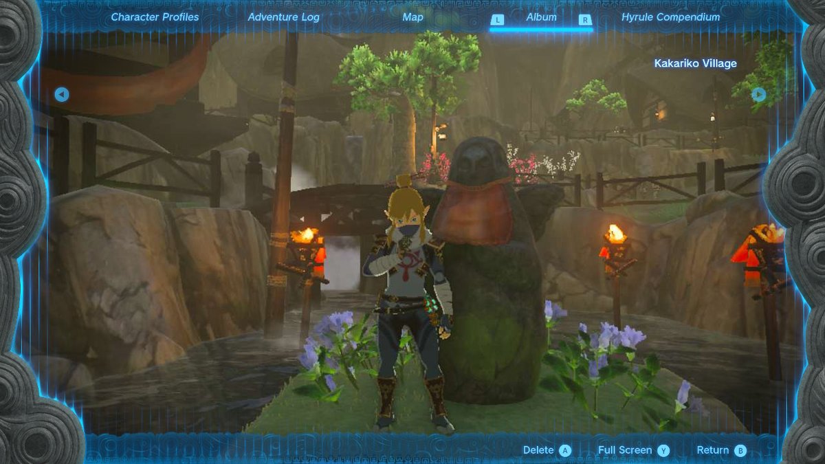 ZeldaObvi's tweet photo. I love how some towns decorate their goddess statue. It's so cute

#TearsOfTheKingdom #Zelda #NintendoSwitch https://t.co/Ye0pKEhtEl