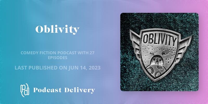 Podcast Delivery (@podcastdelivery) on Twitter photo Tune in to <a href="/oblivitypodcast/">Oblivity☄️Season 2 out now!</a>. A disgraced war hero is posted to Pluto on her toughest mission yet: to oversee a small, dysfunctional research team. Caution: may contain cyborg. From <a href="/robdmstringer/">Rob Stringer</a> & @Joe_bwab.
#podcastdelivery Tune in to <a href="/oblivitypodcast/">Oblivity☄️Season 2 out now!</a>. A disgraced war hero is posted to Pluto on her toughest mission yet: to oversee a small, dysfunctional research team. Caution: may contain cyborg. From <a href="/robdmstringer/">Rob Stringer</a> & @Joe_bwab.
#podcastdelivery