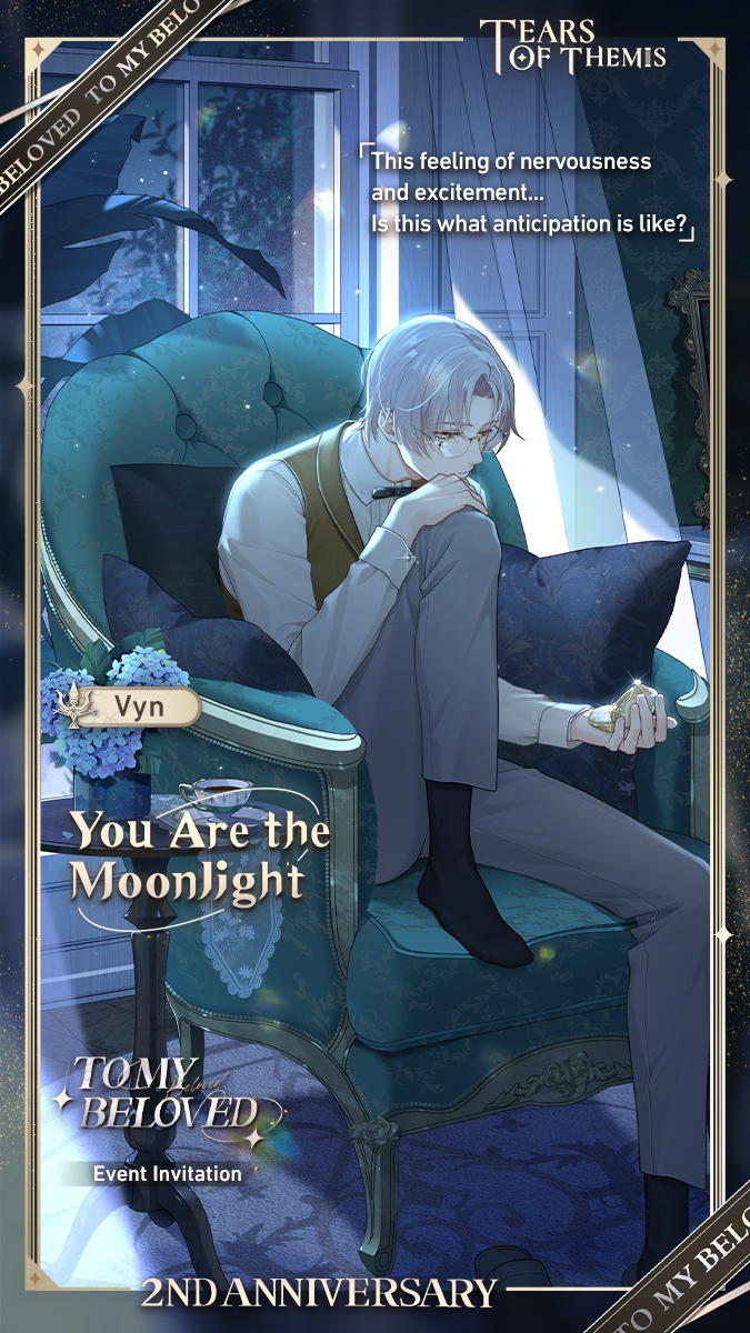 TearsofThemisEN's tweet image. All-New Dynamic Invitations

Purchase Committed Invitation Packs and use them to exchange for these Invitations: Luke "Unshakable Feelings," Artem "Grow Old Together," Vyn "You Are the Moonlight," and Marius "The Expected Love."

Details: tot.hoyoverse.com/en-us/informat…

#TearsOfThemis