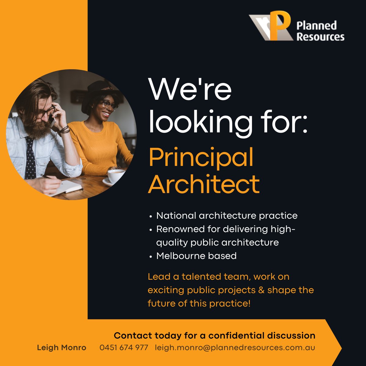 Are you an experienced Architect looking to take on a leadership role? This national practice is seeking a Principal Architect to join their team.

Read more: seek.com.au/job/68240199 via <a href="/seekjobs/">SEEK</a>

. 
#design #architecture #melbourne #jobs #careers #humanresources #tweetmyjob