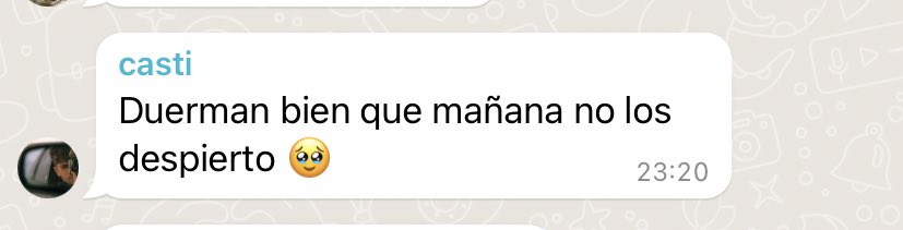 un mensaje no te puede doler tanto
el mensaje: