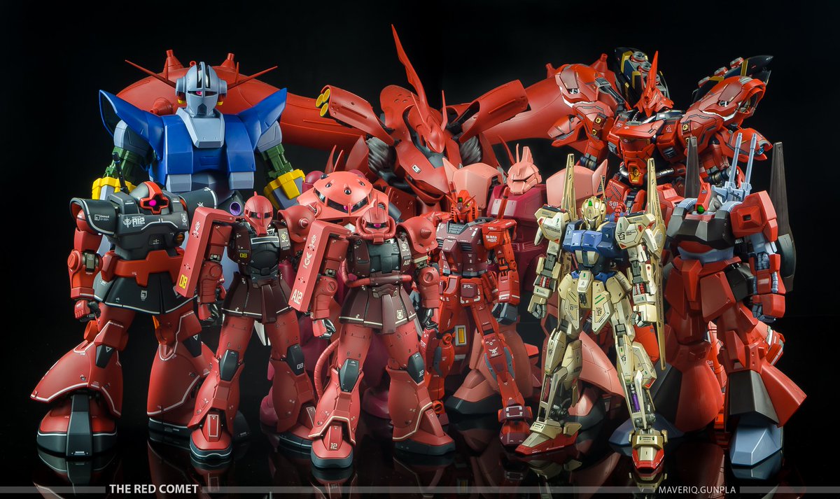 MaveriqGunpla's tweet photo. CASVAL 1/100 MOBILE SUITS
(updated with MS-06S Zaku II)
#bandai #gundam #mobilesuit #gunpla #mastergrade #re100 #gffmc
#zakuii #zakui #casvalgundam #zgok
#gelgoog #zeong #rickdom
#rickdias #hyakushiki
#sazabi #nightingale
#charazanable #casvalremdeikun
#quattrobajeena #redcomet https://t.co/jptWCDPXUC