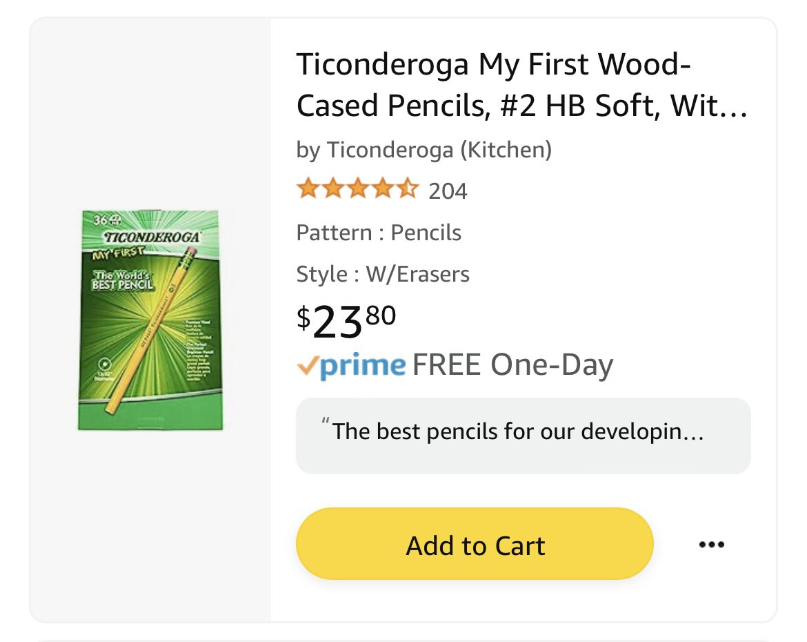 MrsHannakinders's tweet photo. What did the pencil sharpener say to the pencil? ✏️✏️

Stop going in circles and get to the point.🤣😅

Check out the pencils on my list!
https://t.co/UrYceZKtEs 

#clearhthelist  #postforpencils #teachertwitter #bettertoge https://t.co/JizuwmMOiZ
