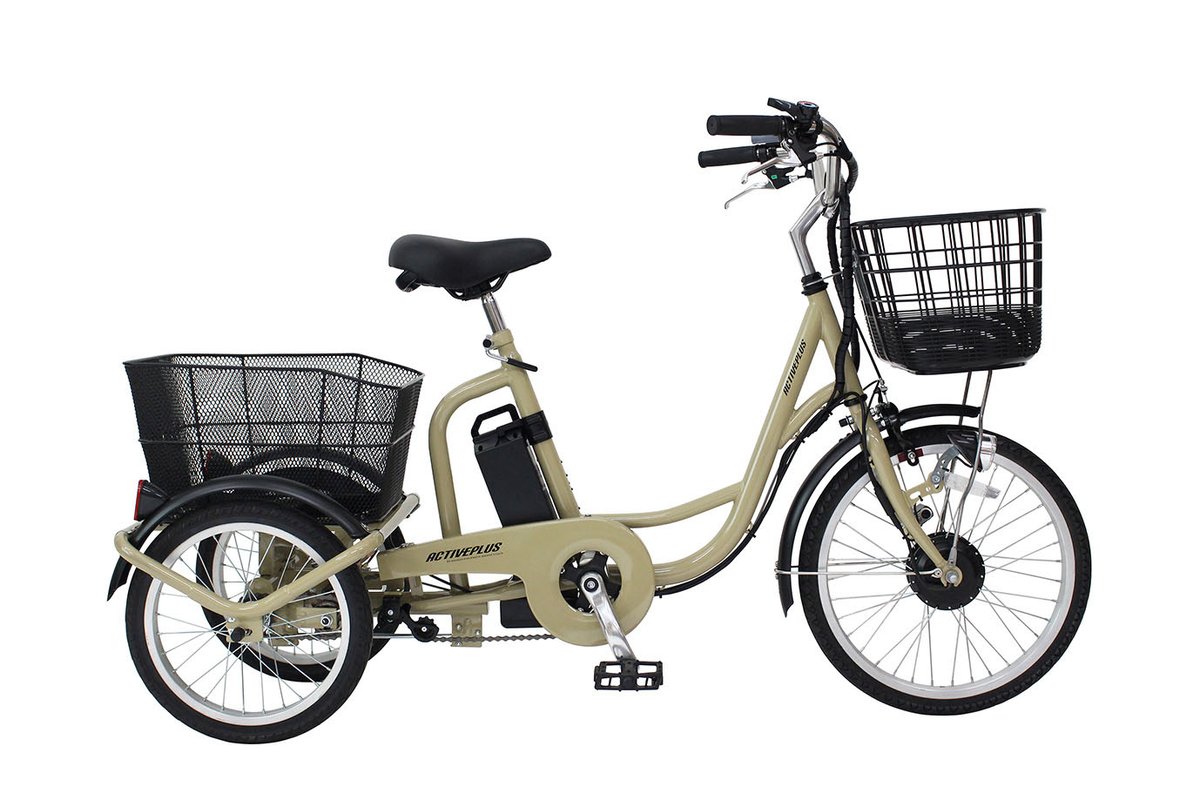 stayer_info's tweet photo. ノーパンクタイヤ装着の電動アシスト三輪自転車の取扱いを始めました。

ノーパンクタイヤなので空気入れは不要。

三輪自転車なので走行も安定、電動アシストなので高齢者の方にもお奨めです。

#電動アシスト三輪自転車 #ノーパンクタイヤ #ノーパンクタイヤ自転車 #activeplus #高齢者向け #災害時 https://t.co/kEEGsvhaMe