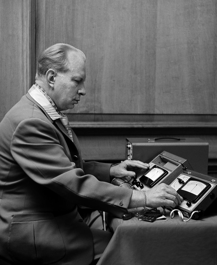 LRonHubbard's tweet photo. #SaintHillManor 1965: #LRonHubbard calibrates and tests the Mark V E-Meter.

Learn more about the #emeter at https://t.co/MSkq6tdcoE
Learn more about that period at https://t.co/NvorixEAKu

#spiritual #spiritualexistence #Scientology https://t.co/pmpWnI0OVb