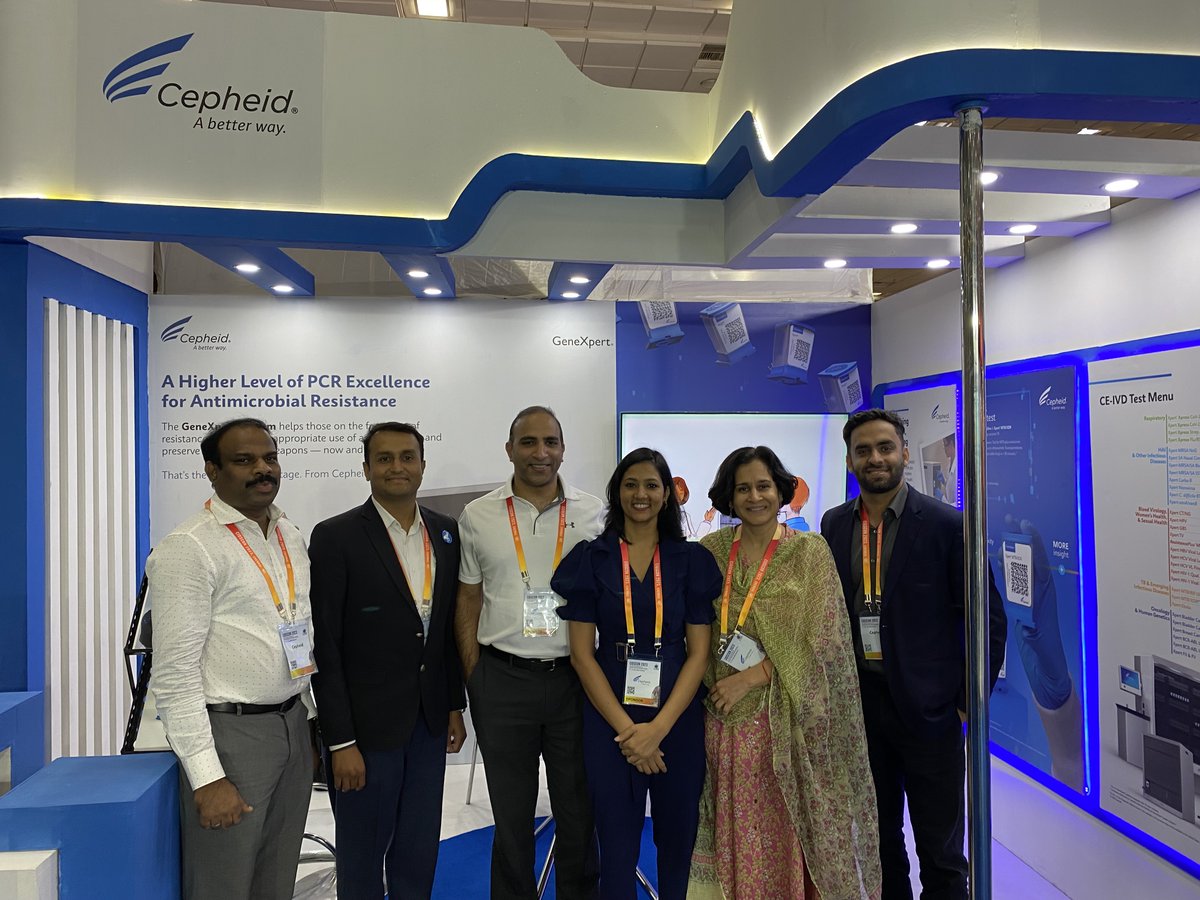 CepheidNews's tweet photo. This week, we enjoyed participating in #CIDSCON2023 at Chennai Trade Center, Chennai, India. Eminent speakers and participants discussed Cepheid’s molecular diagnostic solutions that help deliver higher PCR excellence. #PCRplus #CarbaR #MRSA #AMR #MTB https://t.co/pfFLGVIDng