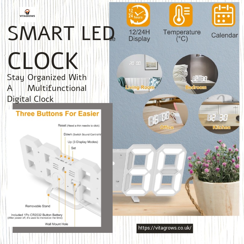 buycous's tweet image. 🕒Smart LED Clock: Stay organized with a multifunctional digital clock! 🔥👉 bit.ly/3XJl5Bb

#vitagrows #digitalclock #computertechnology #computertech #computer #computersetup #computerproblems #computermaintenance #computerhelp #computersolutions #computerbuild