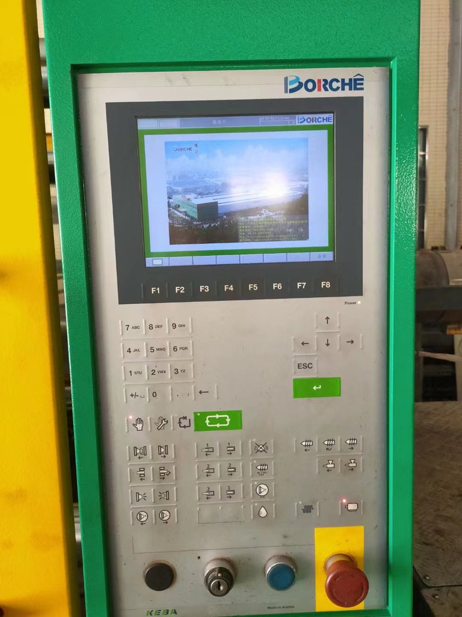 90% new, China Borch 320T, original servo motor system, tie rod 670mm*670mm, screw size 75mm, shot weight 1300 gram, The machine was produced in 2020. Low price for sale！
USD 18000/set
I come from Guangdong, China
WeChat ID: Chen13928154039
Whatsapp: 008613928154039