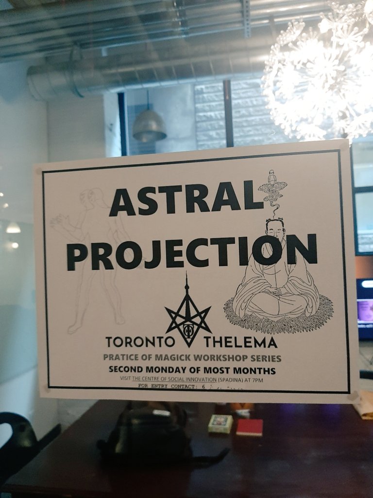 TorontoThelema's tweet image. Thanks to everyone who came out to our Practice of Magick Workshop on Astral Projection! 💥 93 💥

TorontoThelema.org
#Thelema #Occult #Pathwork