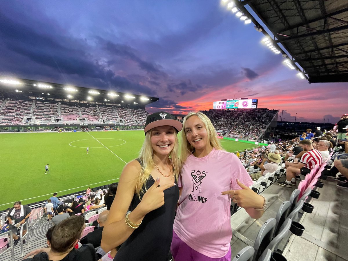 Got to watch <a href="/InterMiamiCF/">Inter Miami CF</a> play this summer. Awesome atmosphere ⚽️