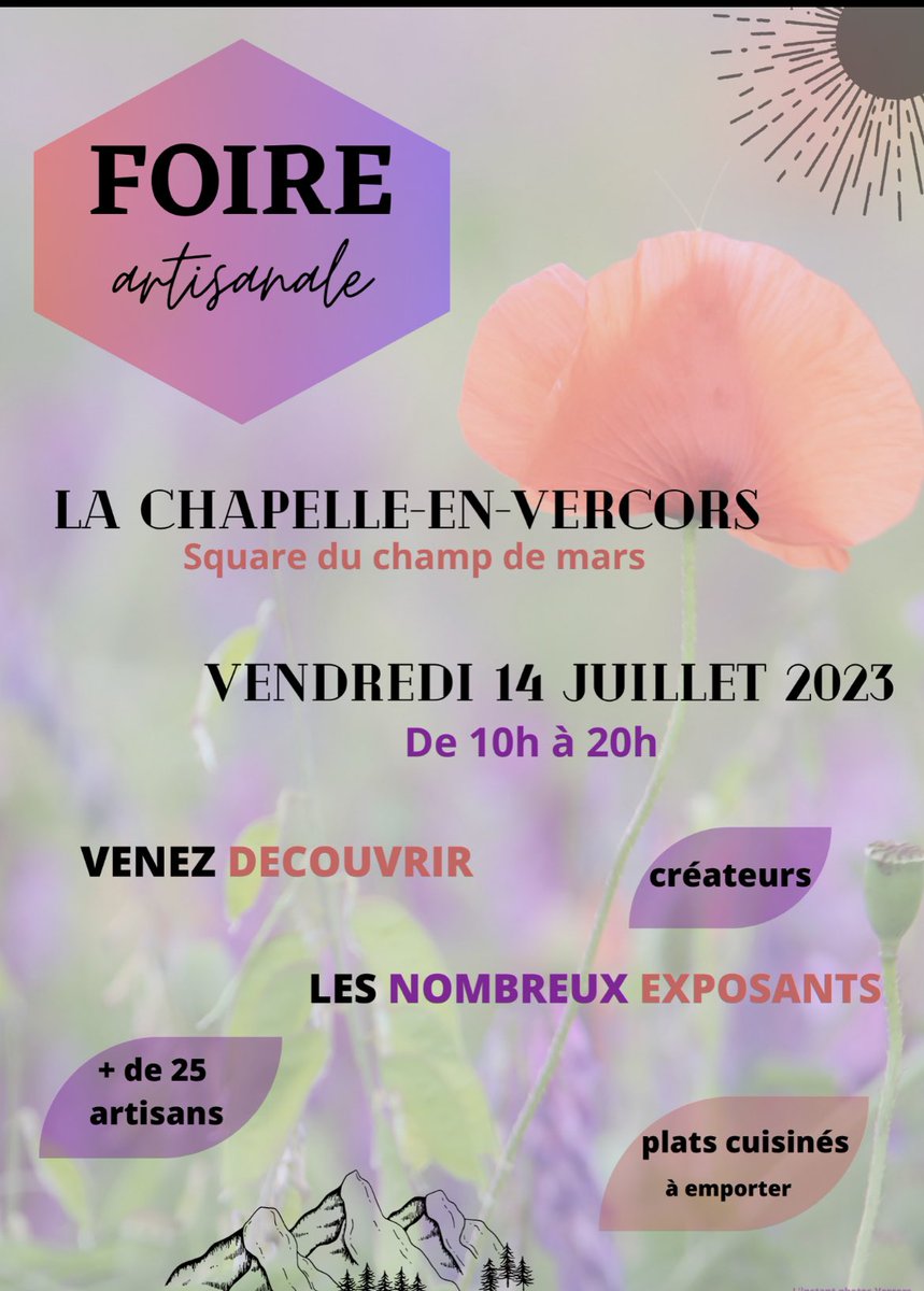 seblong's tweet photo. Au programme de la semaine :

VOUS POURREZ NOUS RETROUVER CE 14 juillet à la CHAPELLE EN VERCORS ainsi que le 16 JUILLET À VIOLES (84) pour la fête des vignerons !
#domainelong #vinsbio #clairettededie #igpdrome #winelovers #ladrometourisme #vercorstourisme #vauclusetourisme https://t.co/JPAb0ktaUc