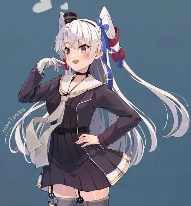 海色リボン#艦これ #天津風改二  
