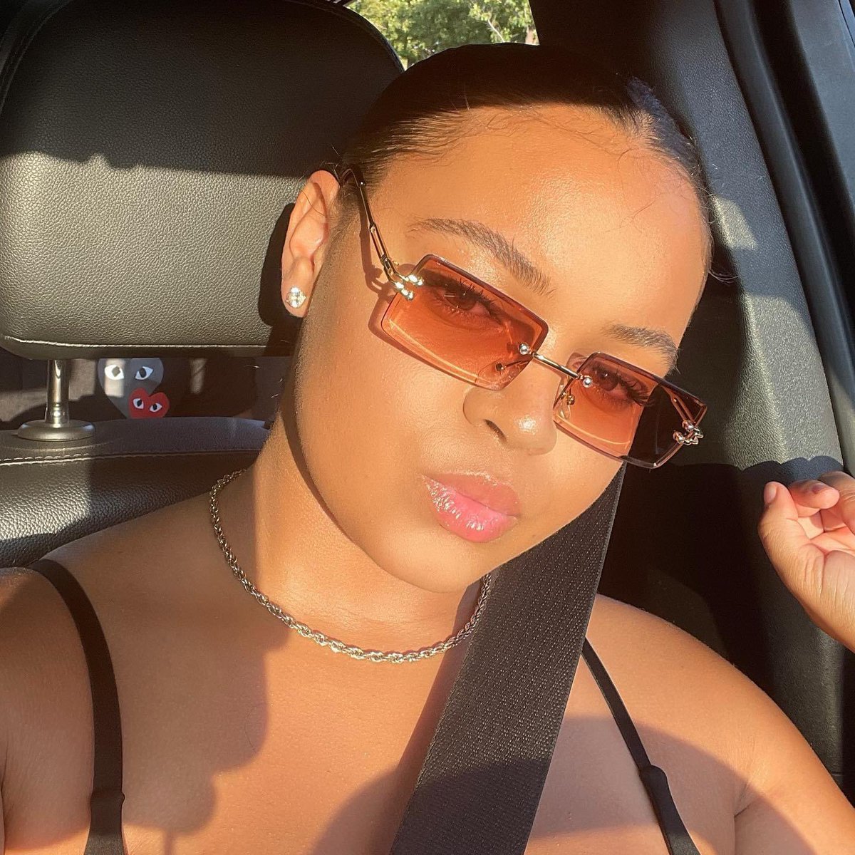 simplysamone__'s tweet image. 𝙸𝚗𝚗𝚎𝚛 𝚙𝚎𝚊𝚌𝚎 , 𝚘𝚞𝚝𝚝𝚎𝚛 𝚐𝚕𝚘𝚠 ✨ . @ChastityLouis18 glowing in our #SIMPLYSÁMONE lip gloss 😍😍😍 . We are loving ittt 🥰😍 !
