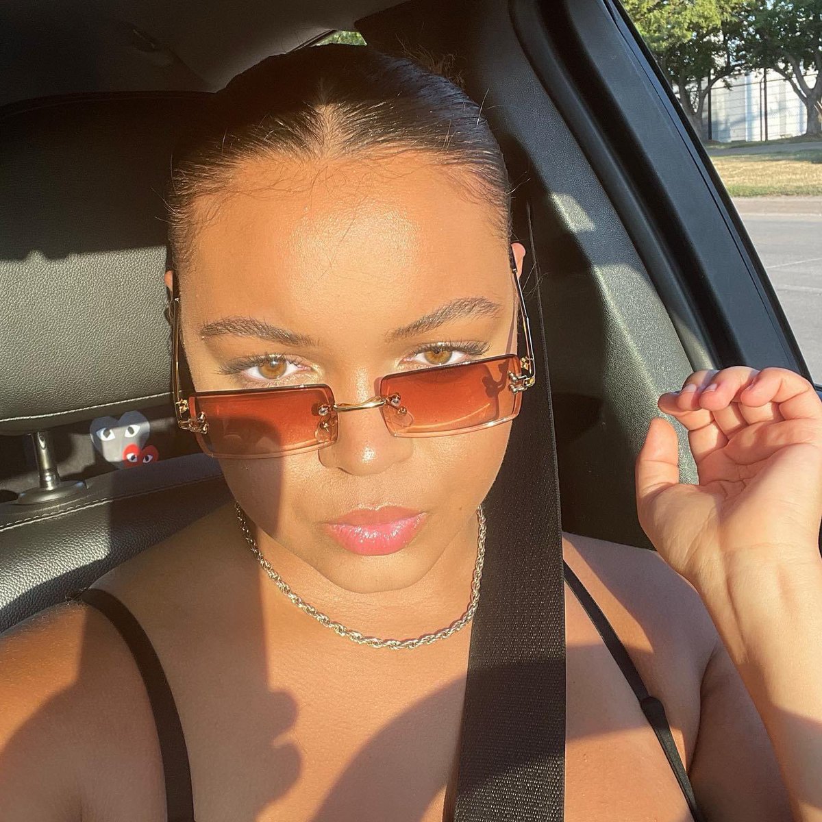 simplysamone__'s tweet image. 𝙸𝚗𝚗𝚎𝚛 𝚙𝚎𝚊𝚌𝚎 , 𝚘𝚞𝚝𝚝𝚎𝚛 𝚐𝚕𝚘𝚠 ✨ . @ChastityLouis18 glowing in our #SIMPLYSÁMONE lip gloss 😍😍😍 . We are loving ittt 🥰😍 !