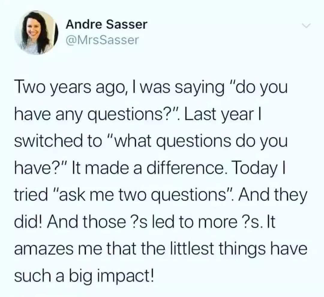 Love this! 🧡 
🎙 Andre Sasser