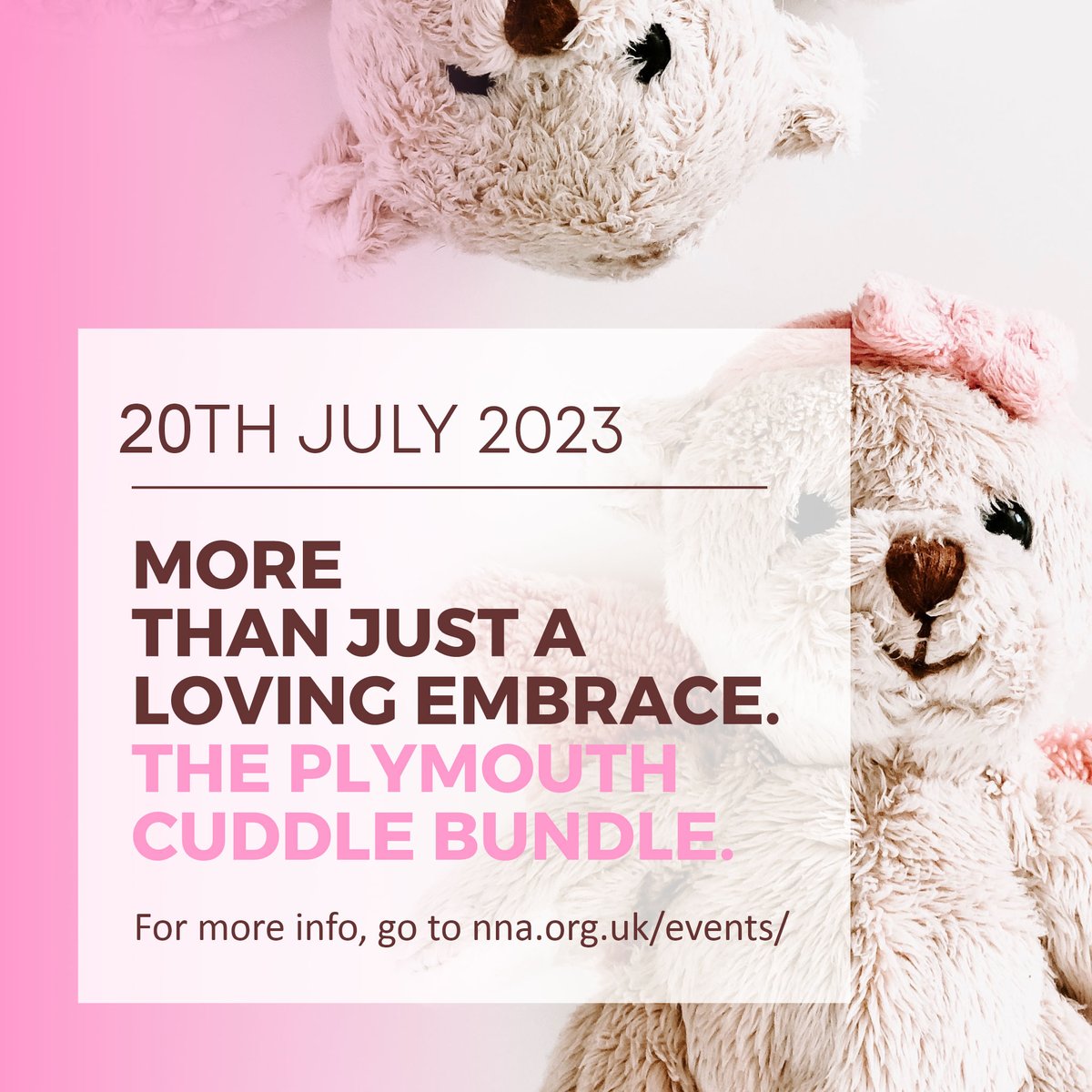 MORE THAN JUST A LOVING EMBRACE. THE CUDDLE BUNDLE - 20.07.23, 12pm-1.30pm. The Cuddle Bundle initiative supports parents to hold & cuddle their babies. Join this webinar & find out how to implement it, the challenges, solutions & benefits #FICare 👉 nna.org.uk/events