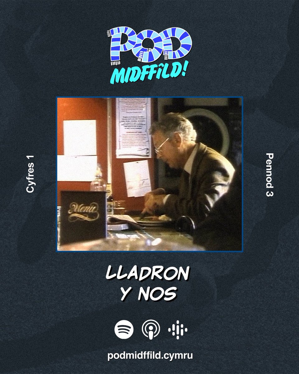 podmidffild's tweet photo. 🚨 PODLEDIAD NEWYDD 🚨

🎙️ Pennod 3: Lladron y Nos 🎙️

🎧 Ar gael ar Spotify, Apple Podcasts, Google Podcasts ac ar https://t.co/efvZ5DMoiQ 🎧 https://t.co/vvg0LivU7f
