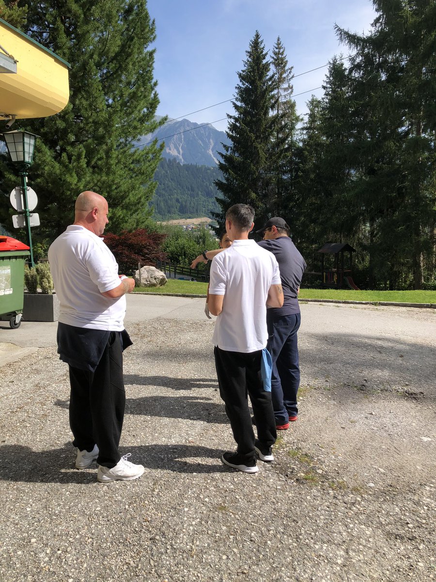 Great training for our housekeeping team ! Garbage separation in Austria! #training #Recycle #goinggreen #AlpineClub