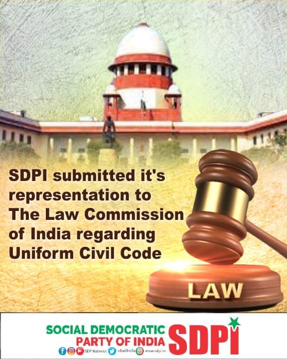 DhehlanBaqavi's tweet photo. #UCC 
#Uniform_Civil_Code 
#SDPI https://t.co/PKAnoIblTU