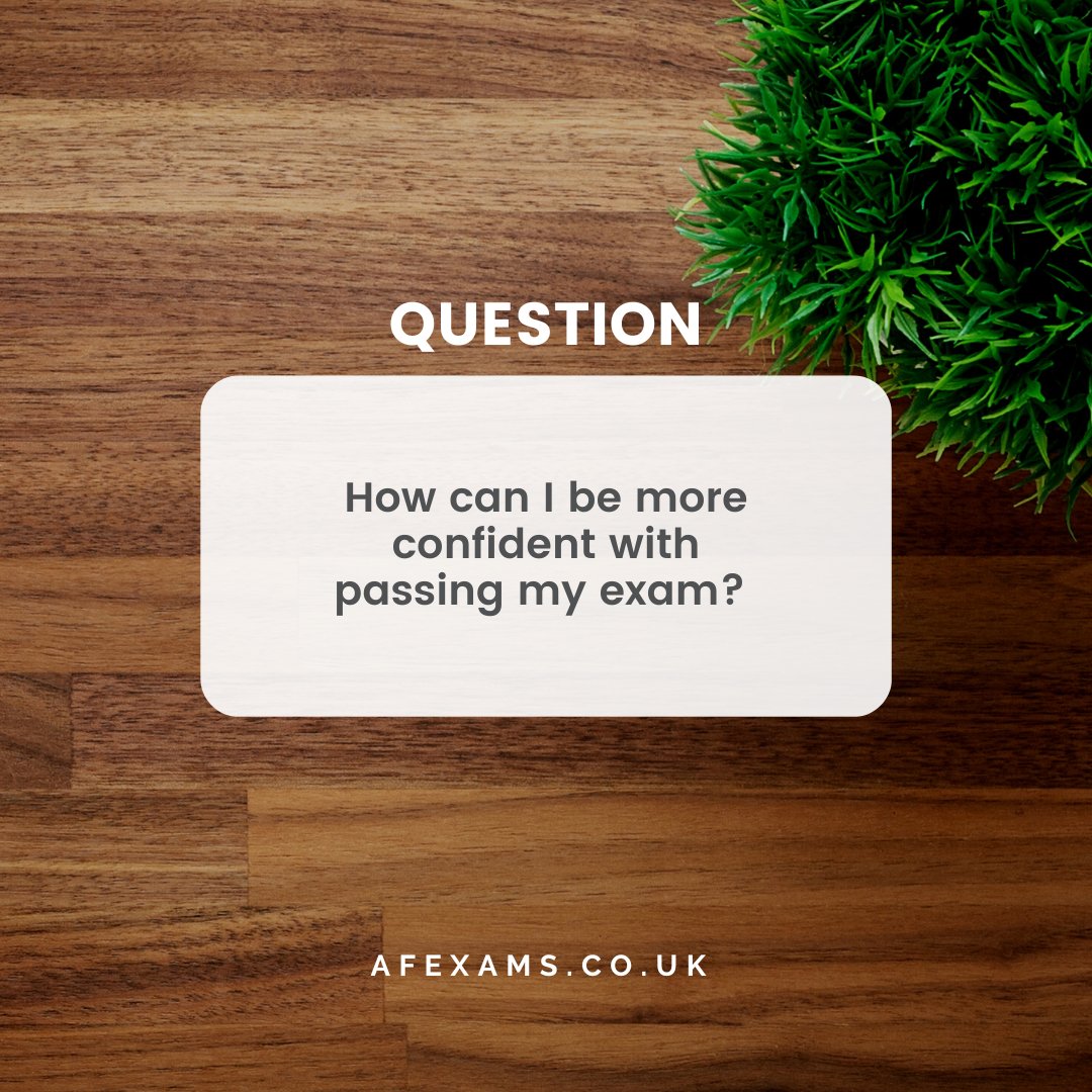AF_Exams's tweet photo. Boost your #exam prep with these tips! 

Practising past "staple" questions is key, as a large percentage of the exam is asked multiple times. Provide specific answers and read the questions carefully to up your chances of passing with a high score. 🏆

#Revise #Success https://t.co/DO7L29zQbv