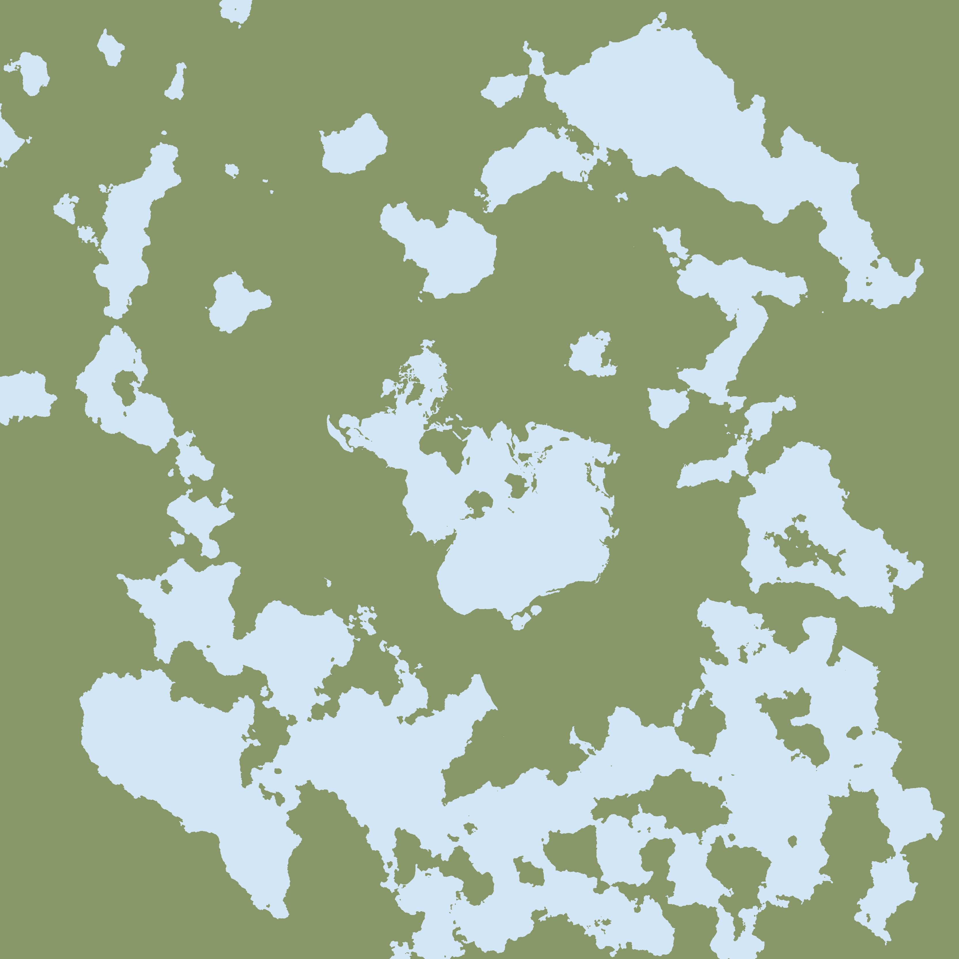 C. M. Kosemen on X Infinite world Flat Earth map but in the Spilhaus projection. No island worlds but an infinity of ocean sized lakes on an endless vast steppe. https t lHYPhUFO2U X
