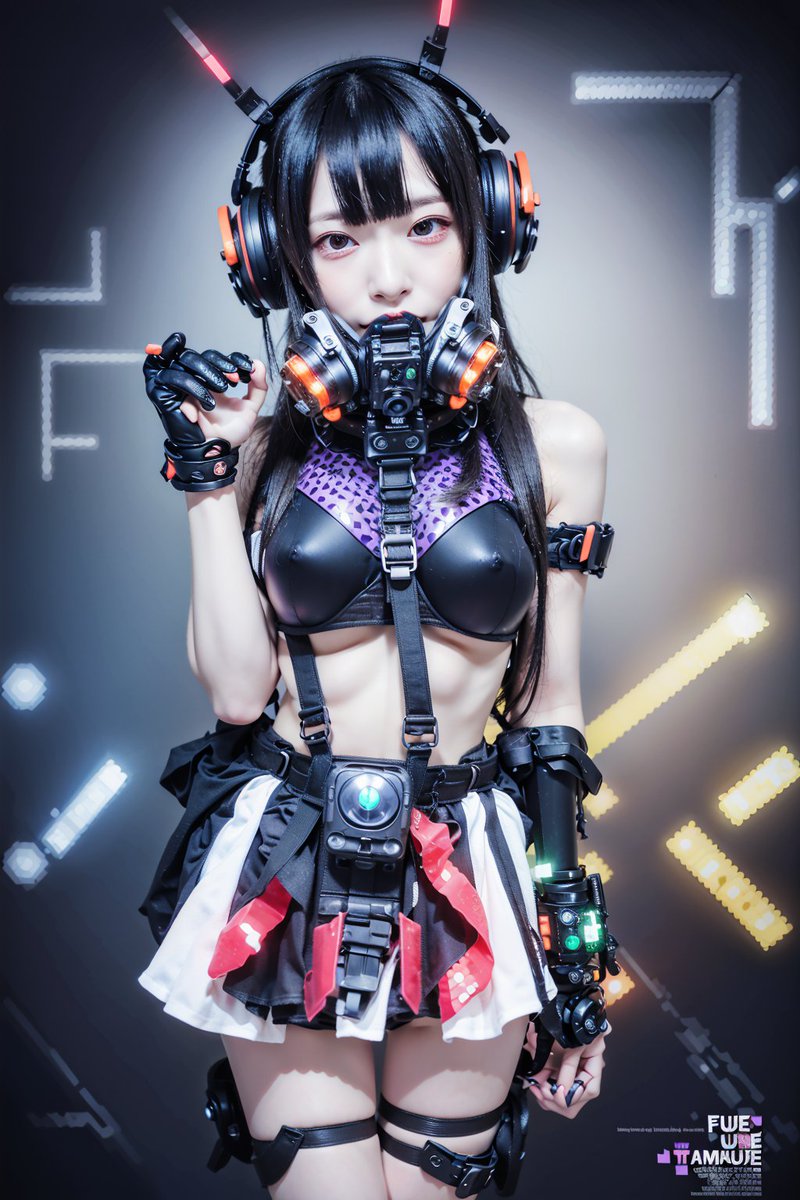 #AIphoto #techpunkmask