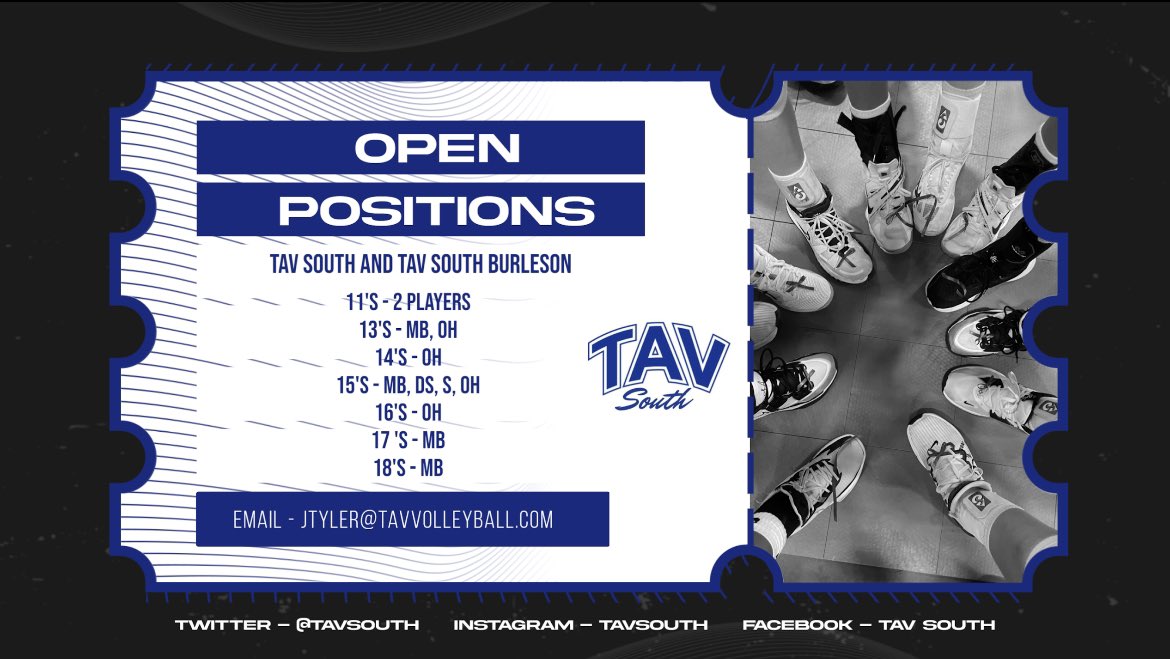 Positions still open!