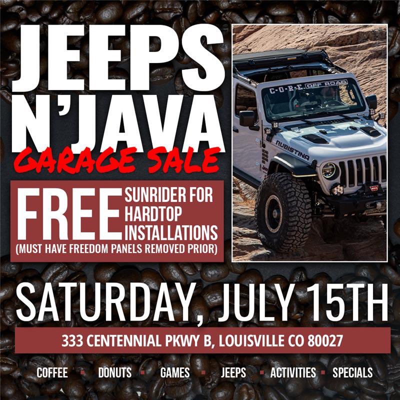 Come by #Bestop this Saturday for the Jeeps N’ Java event! Enjoy some ☕️and 🍩 while hanging out with the best #Jeep crowd ever! 😉

9AM-1PM

#jeeplife #jeepnation #coffee #donuts #event #offroad