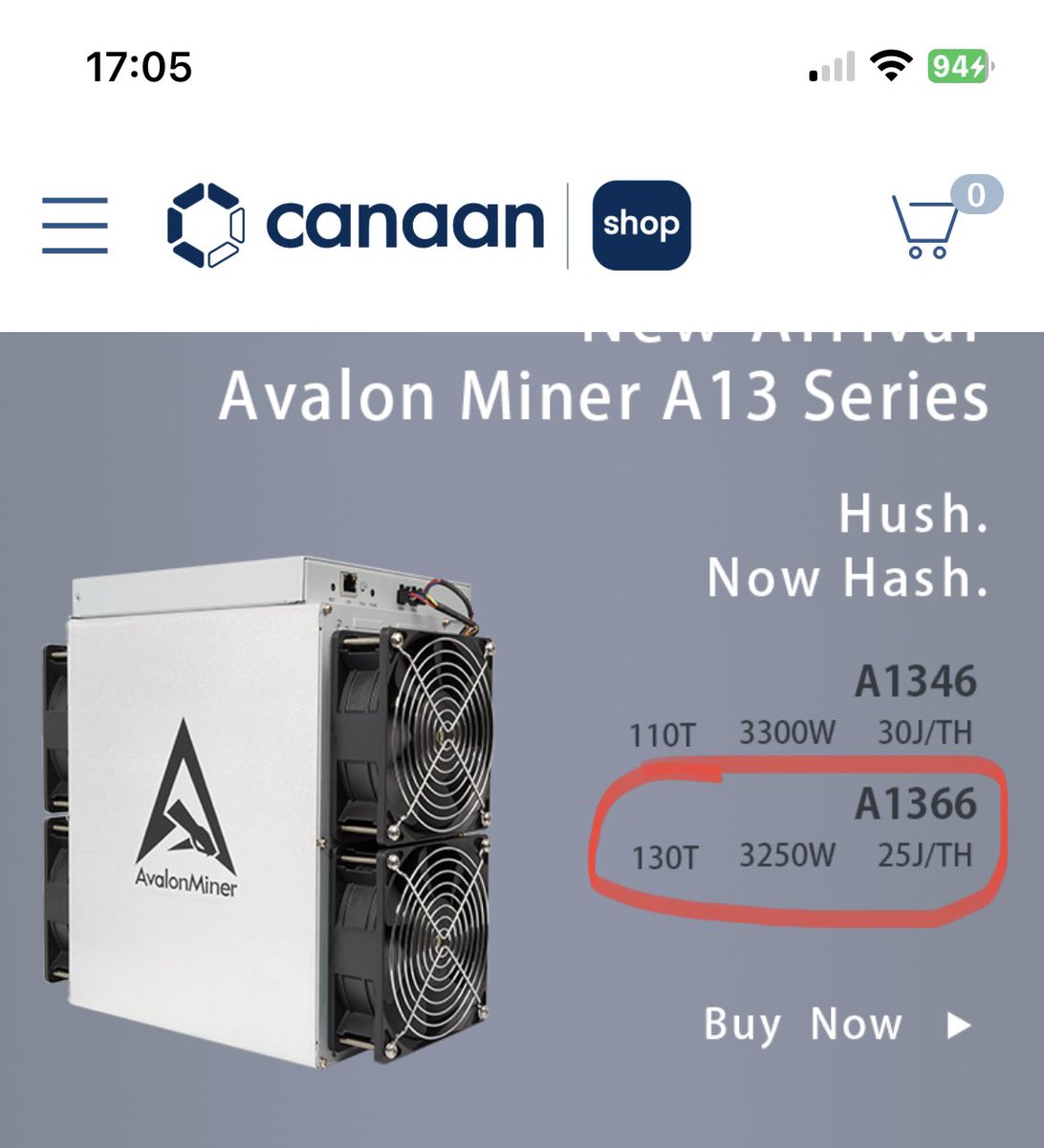 CryptoALH's tweet image. Checking out a @canaanio miner as well. They got some good stuff, I am telling ya!! #btc #immersionmining #homemining