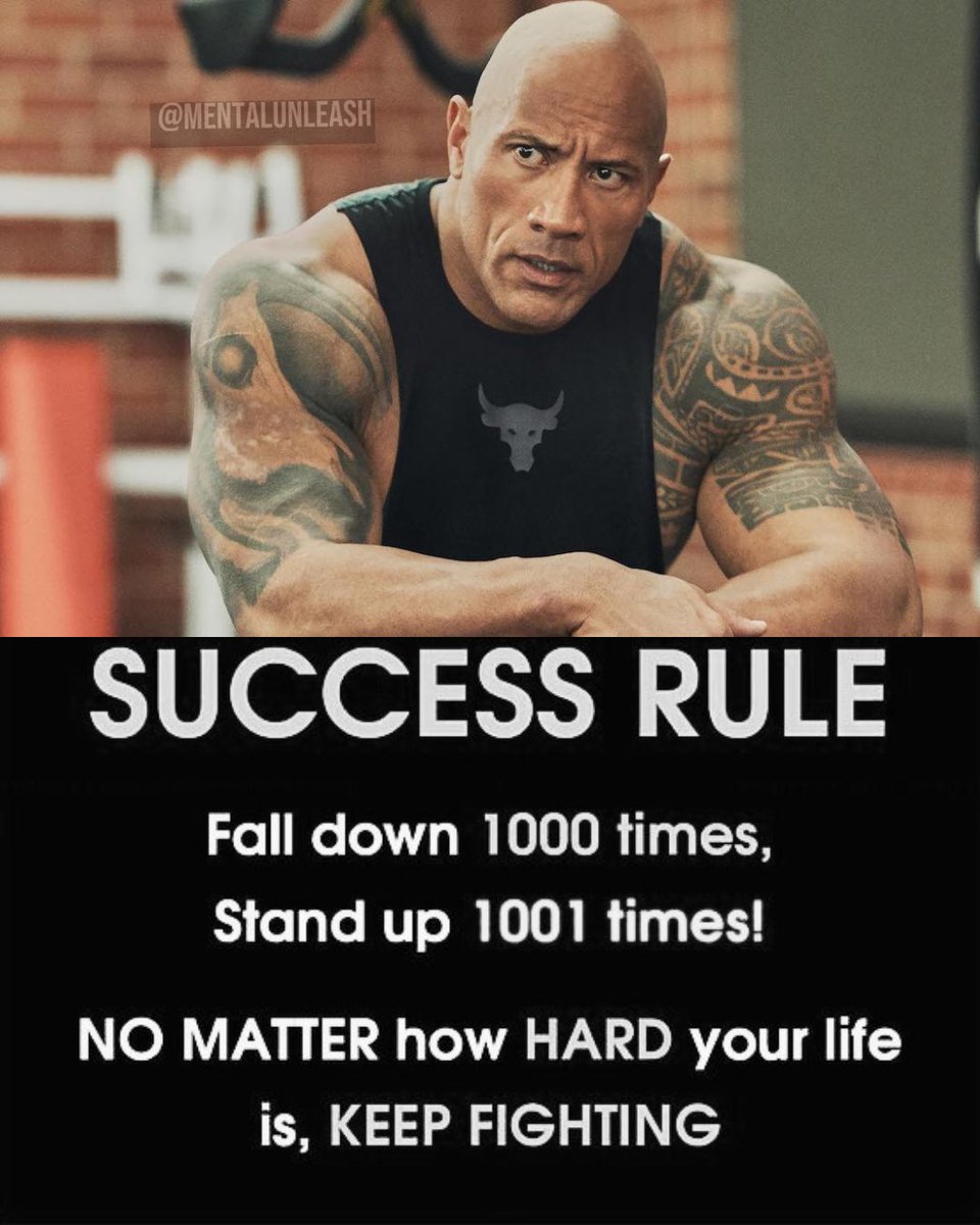 MentalUnleash's tweet photo. Success rule https://t.co/doD6Zp55Ar