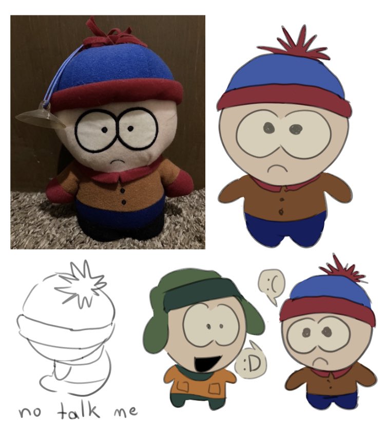 funnyfartfish's tweet photo. why are plush stans all so sad #SouthPark https://t.co/mPJFdfgdhK