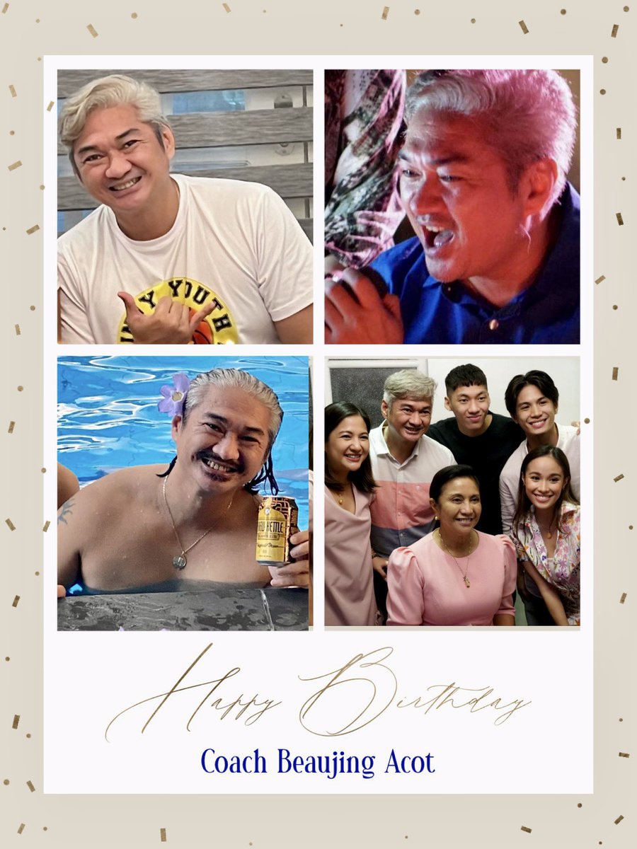 Happy, happy birthday to one of our pioneer partners in charity and our very good friend - the founding chairman of @PYD_ph esteemed basketball Coach @AcotCoach 🥳

Thank you for your service! Mabuhay po kayo!