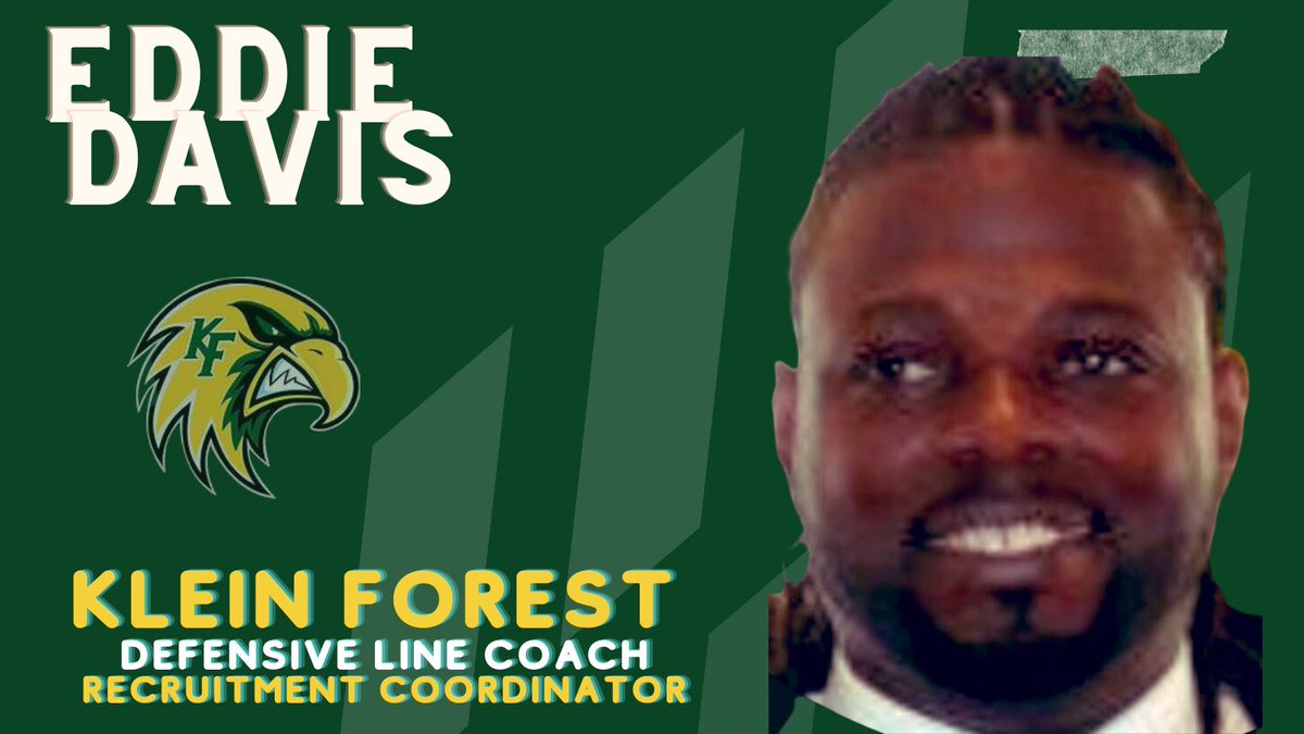 I'm So thrilled to join the Klein Forest Football family and community! 🏈 Excited to bring my skills and passion to the Defensive Line. Let's dominate together, Eagles! 🦅 #KleinForestFootball #NewBeginnings" <a href="/1CoachVaughn/">Coach Vaughn</a> <a href="/CoachJGlenn/">Jason L. Glenn M.Ed, CMAA, TAAC</a> <a href="/CoachZFitch/">Zarnell Fitch</a> <a href="/Igarza432/">Isaiah Garza</a> <a href="/joeagleason/">Joe Gleason</a>