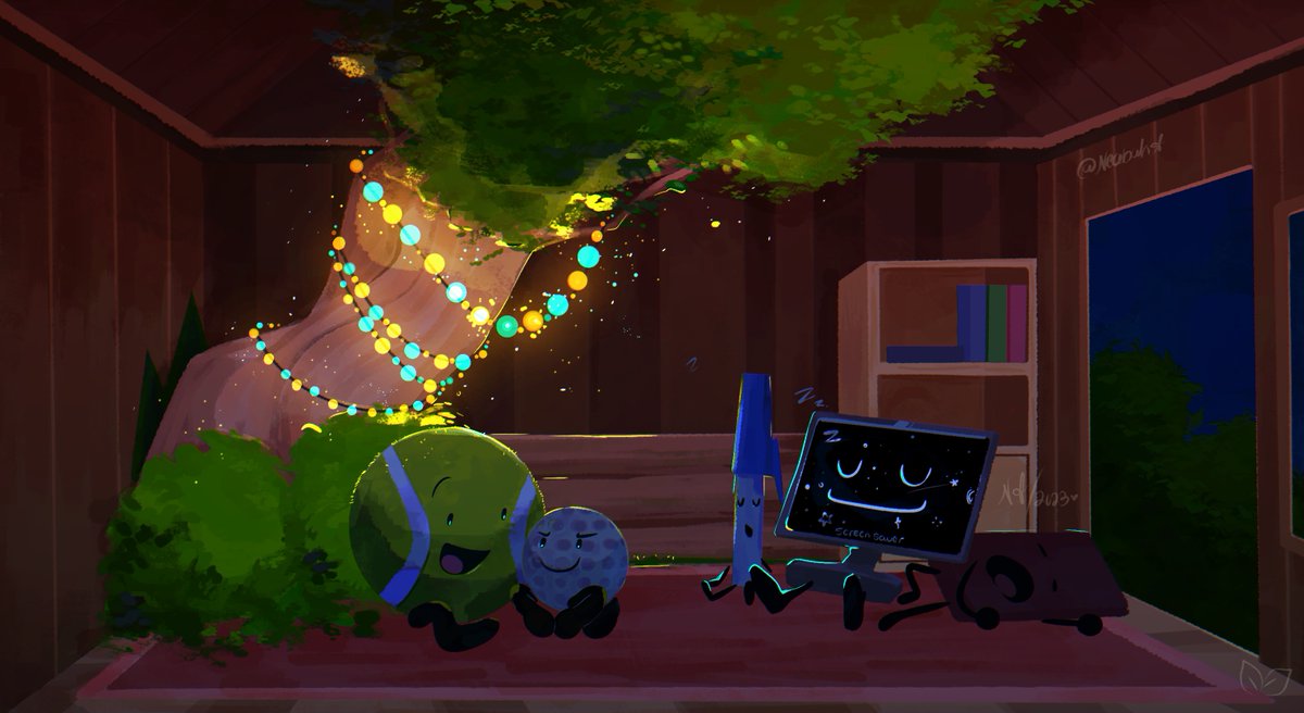 NeabahS's tweet photo. [TPOT 6 SPOILERS kindaa] 
.

.
.
.
.

Treehouse Sleepover! 

#TPOT/#Tpot6 https://t.co/No18J5XjiG